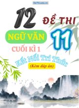 Tuyển tập 12 Đề thi cuối Kì 1 môn Ngữ văn 11 sách KNTT (Kèm đáp án)